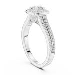 Gold Ring LR-0248, White Gold, view 1