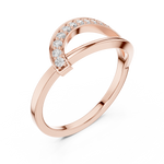 Gold Ring SBWR(2), Rose Gold, view 2