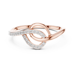 Gold Ring 12-10041@L, Rose Gold