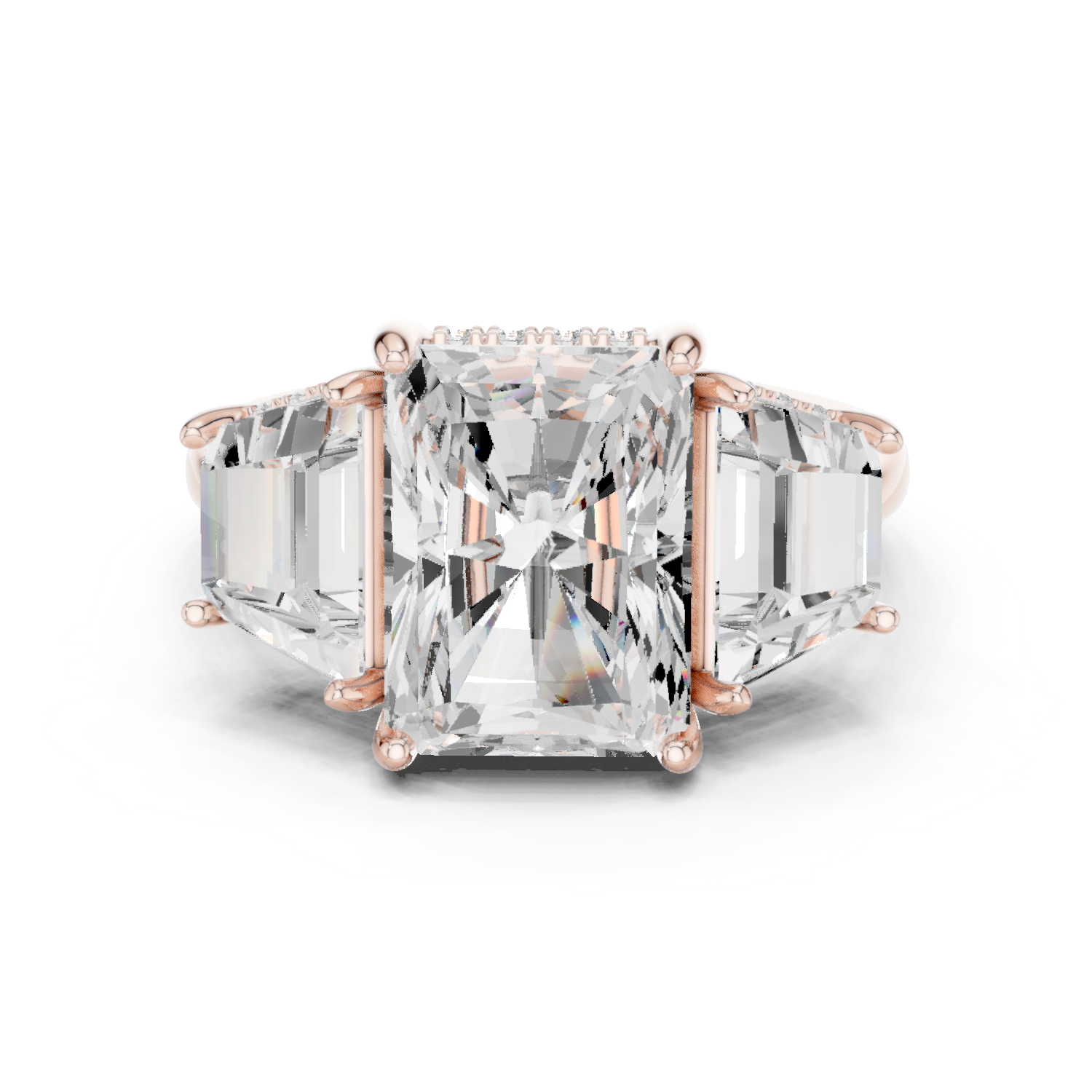 Gold Ring DDLR-746, Rose Gold