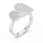 Gold Ring DDLR-779, White Gold, view 2