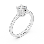 Gold Ring DDLR-558, White Gold, view 2