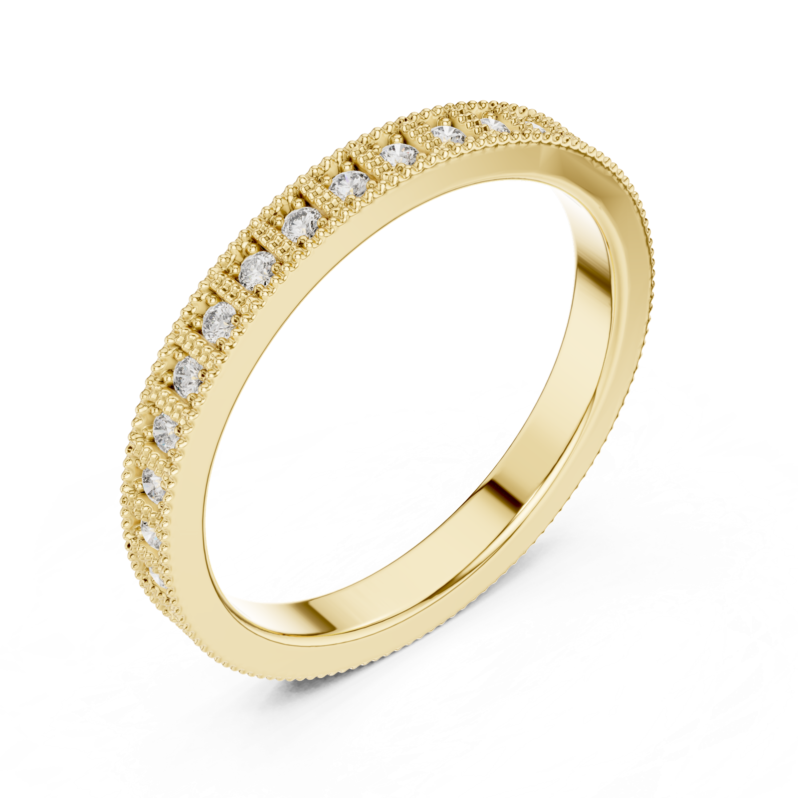 Gold Ring DDLR-229, Yellow Gold, view 2