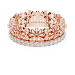 Gold Ring R42, Rose Gold, view 4