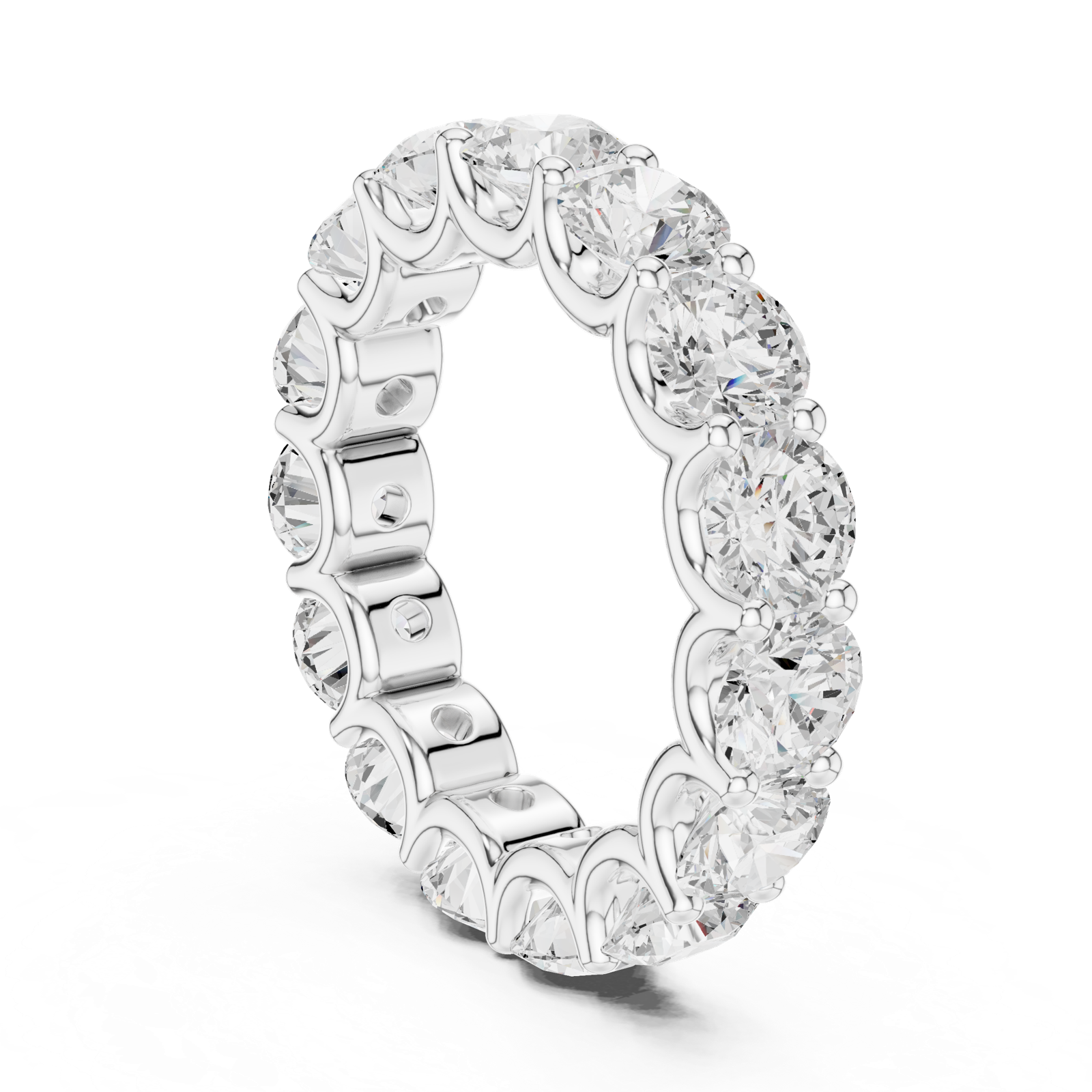 Gold Ring DDLR-661, White Gold, view 1