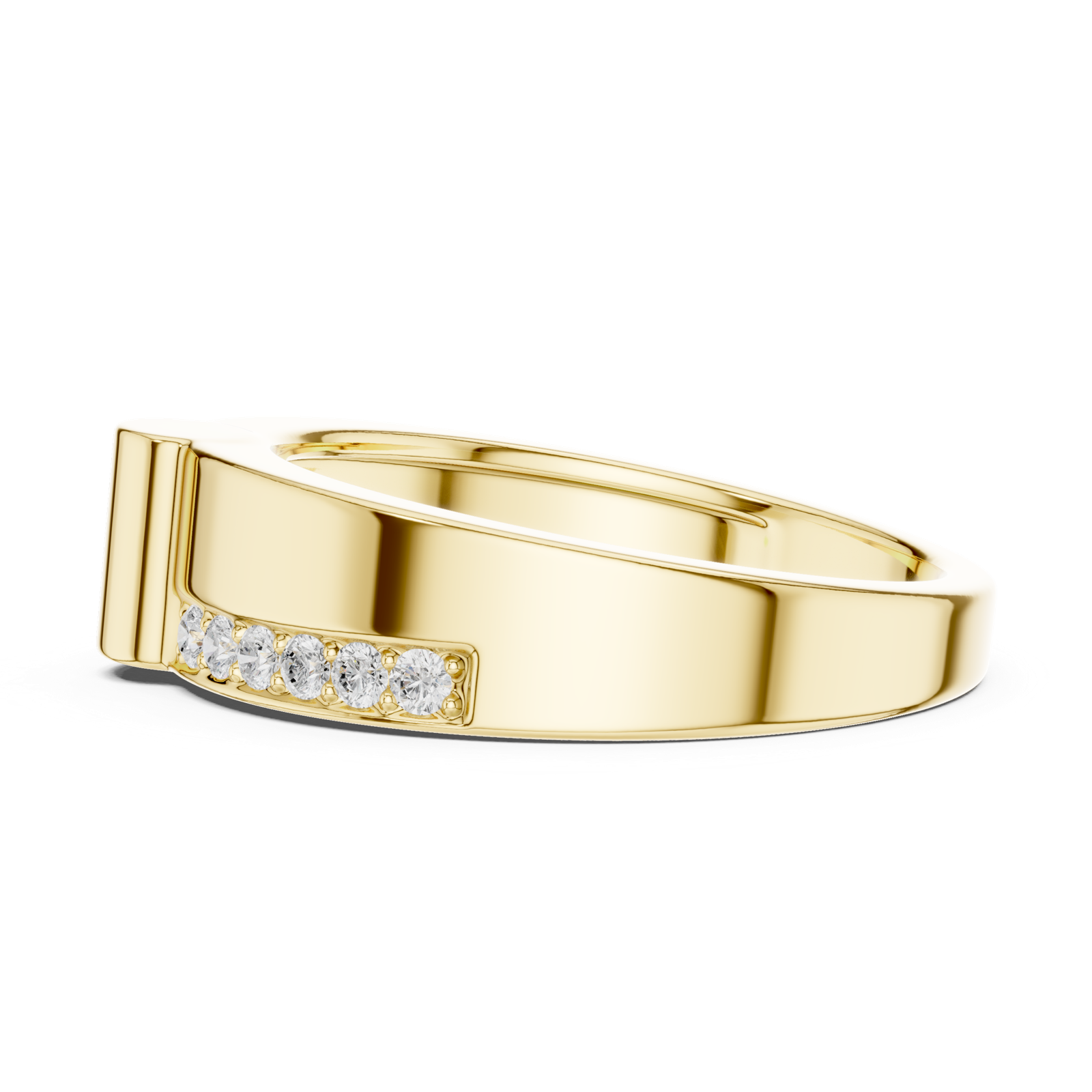 Gold Ring SBMR(12), Yellow Gold, view 3
