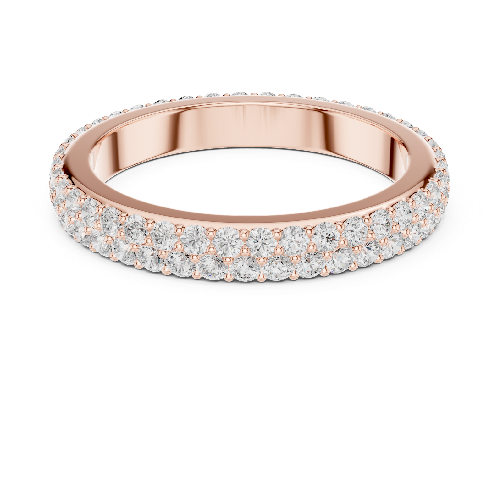Gold Ring DDLR-376, Rose Gold, view 4