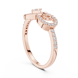 Gold Ring LR-01 (61), Rose Gold