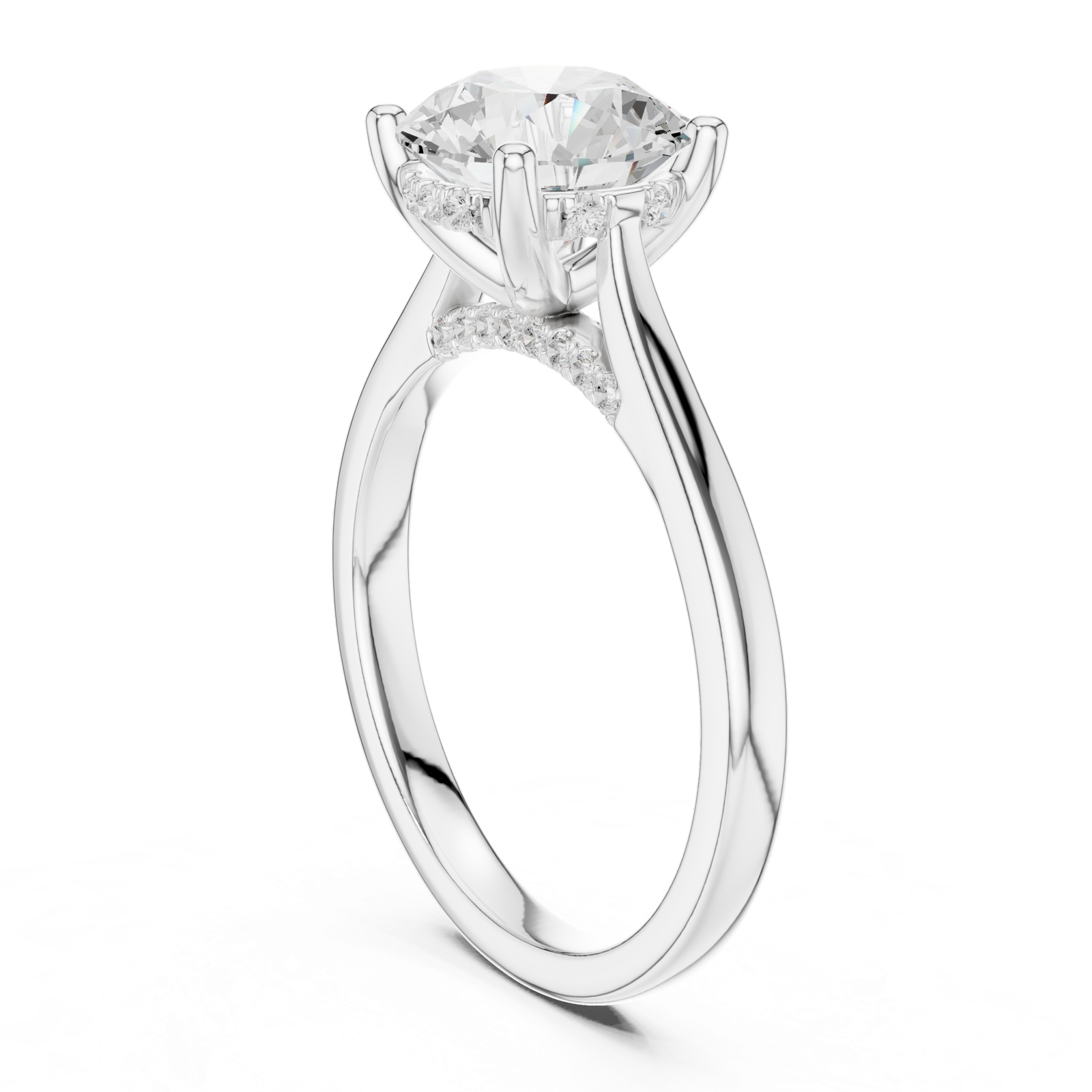 Gold Ring DDLR-991, White Gold