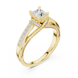 Gold Ring LR-0282, Yellow Gold, view 2