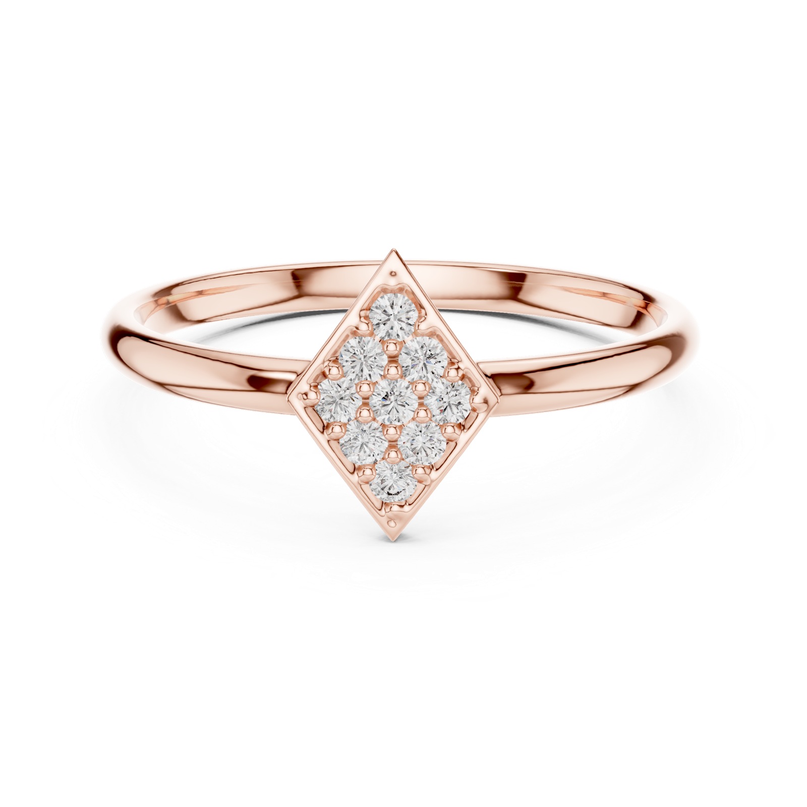 Gold Ring 1 (259), Rose Gold, view 4