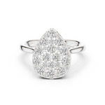 Gold Ring DDLR-784, White Gold