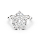 Gold Ring DDLR-784, White Gold