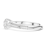 Gold Ring LR-0331, White Gold, view 3