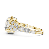 Gold Ring DDLR-058, Yellow Gold, view 3