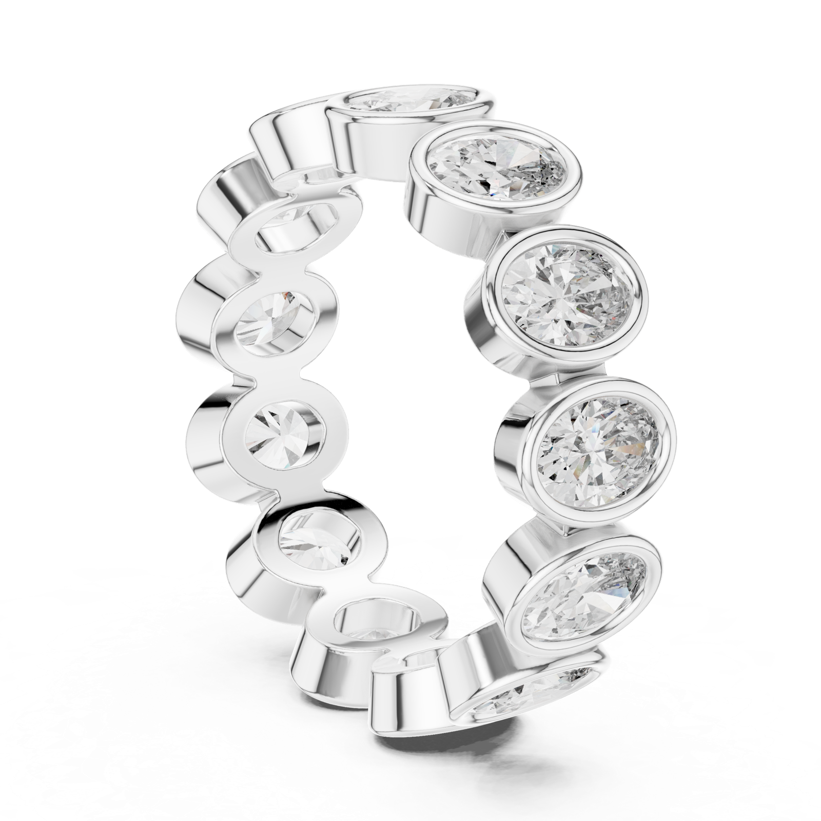 Gold Ring DDLR-221, White Gold