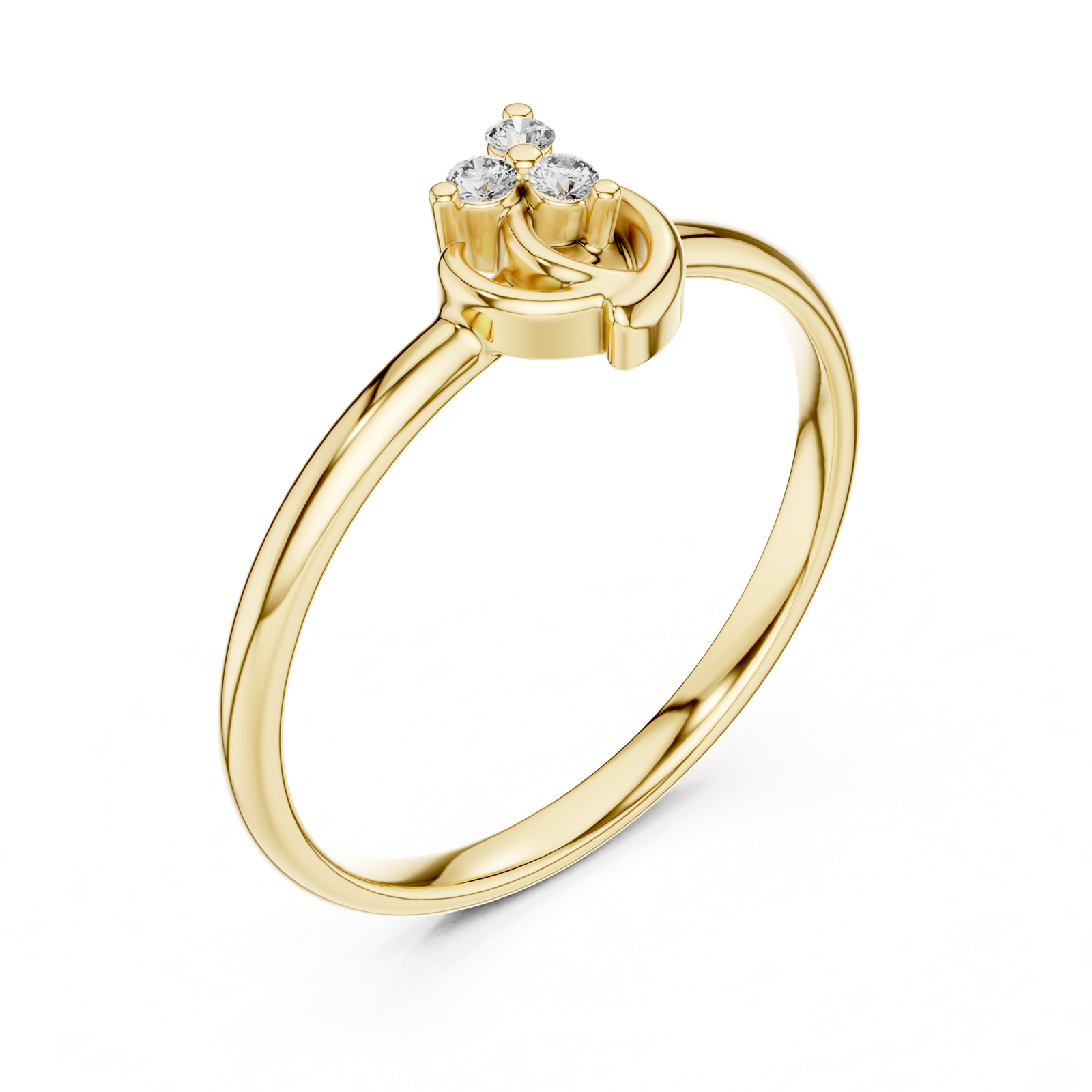 Gold Ring 1 (386), Yellow Gold, view 2
