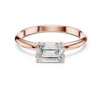 Gold Ring DDLR-1076, Rose Gold, view 4
