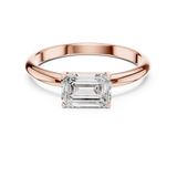Gold Ring DDLR-1076, Rose Gold, view 4