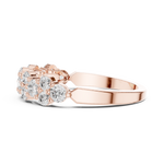 Gold Ring DDLR-451, Rose Gold, view 3