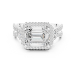 Gold Ring DDLR-339, White Gold, view 4