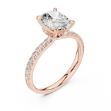 Gold Ring DDLR-1013, Rose Gold, view 2