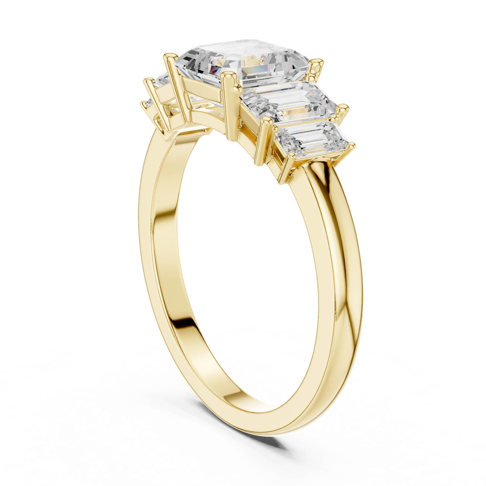Gold Ring DDLR-1111, Yellow Gold, view 1