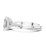 Gold Ring DDLR-160, White Gold, view 3