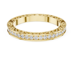 Gold Ring DDLR-238, Yellow Gold, view 4