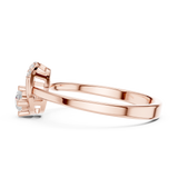 Gold Ring DDLR-840, Rose Gold, view 3