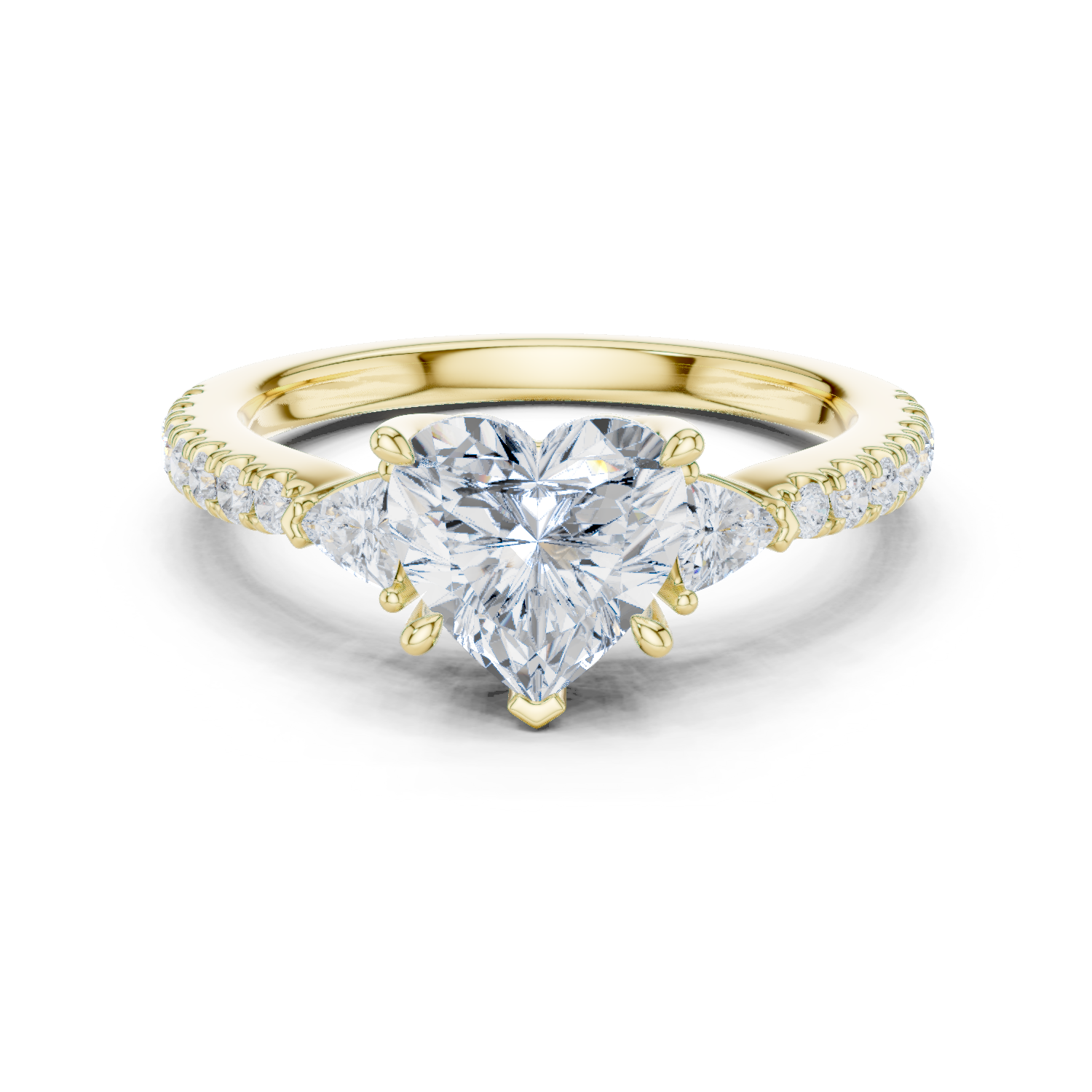 Gold Ring DDLR-858, Yellow Gold