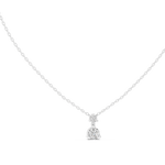 Gold Pendant GPD-0025, White Gold, view 1