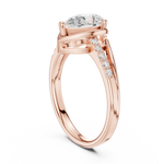 Gold Ring DDLR-473, Rose Gold