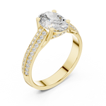 Gold Ring DDLR-192, Yellow Gold, view 2