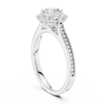 Gold Ring LR-0237, White Gold, view 1