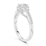 Gold Ring LR-0218, White Gold