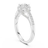 Gold Ring LR-0218, White Gold