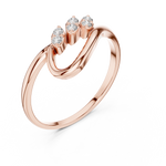 Gold Ring 1 (252), Rose Gold, view 2