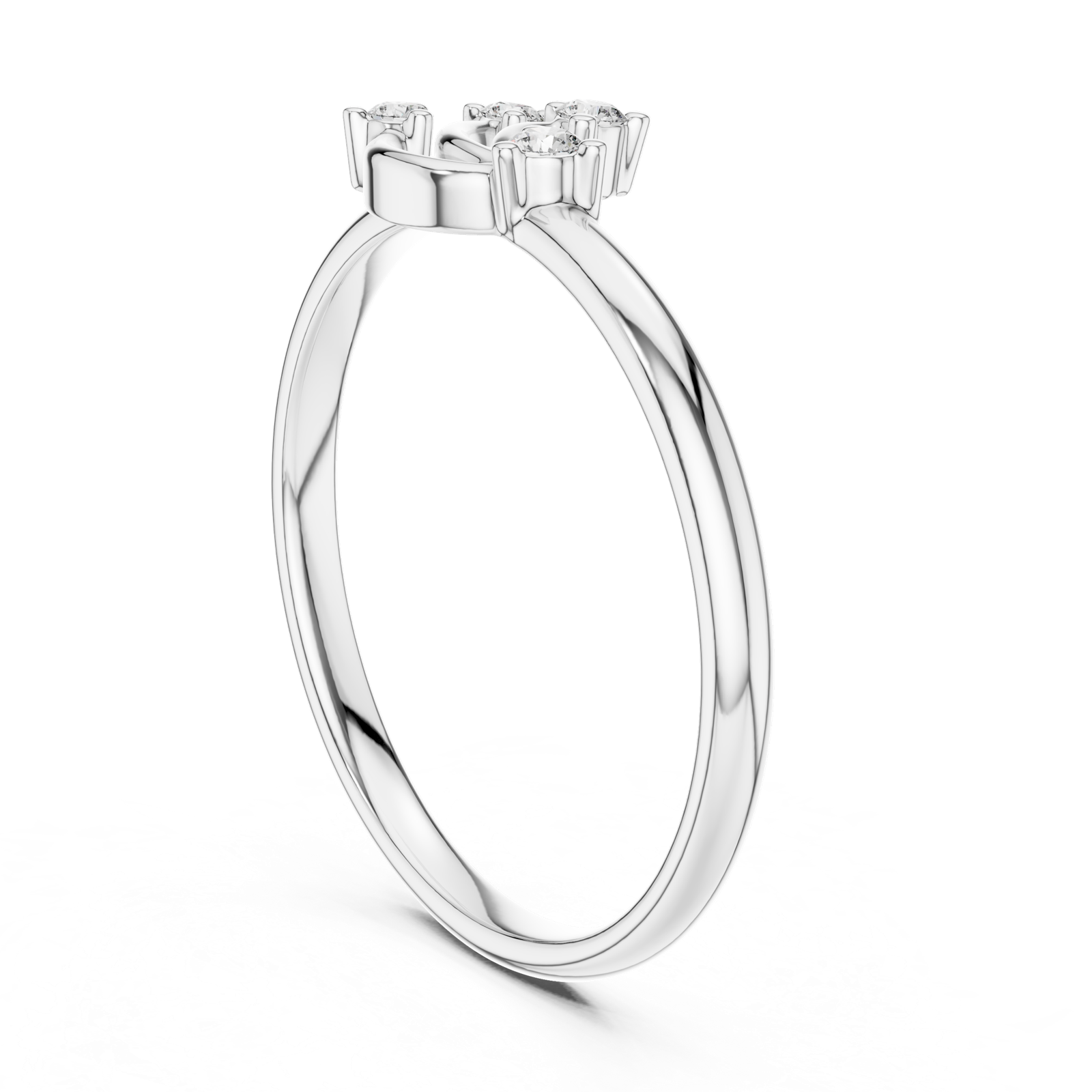 Gold Ring 1 (399), White Gold, view 1