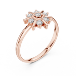Gold Ring Ledis Ring, Rose Gold, view 2