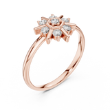 Gold Ring Ledis Ring, Rose Gold, view 2