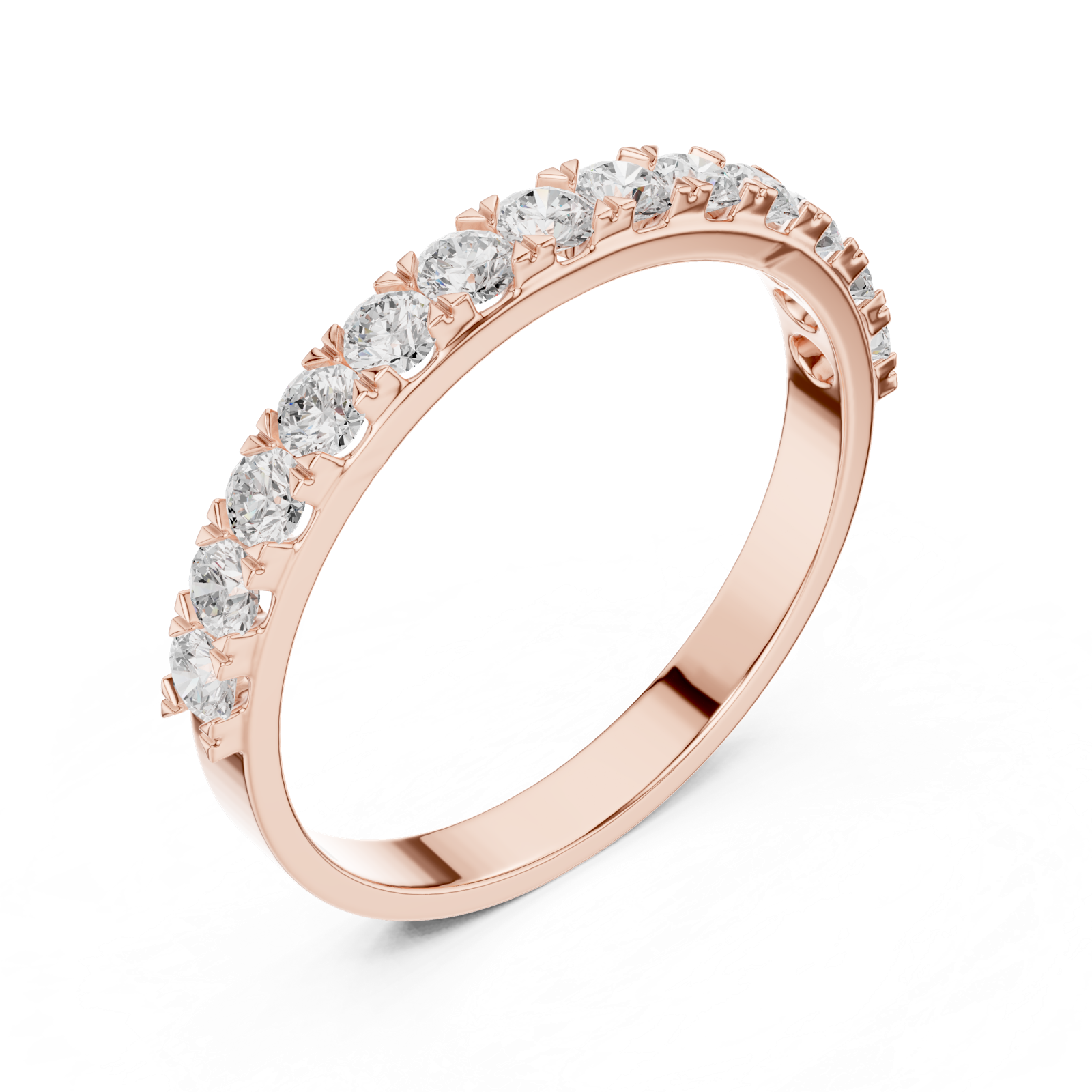 Gold Ring DDLR-696, Rose Gold, view 2