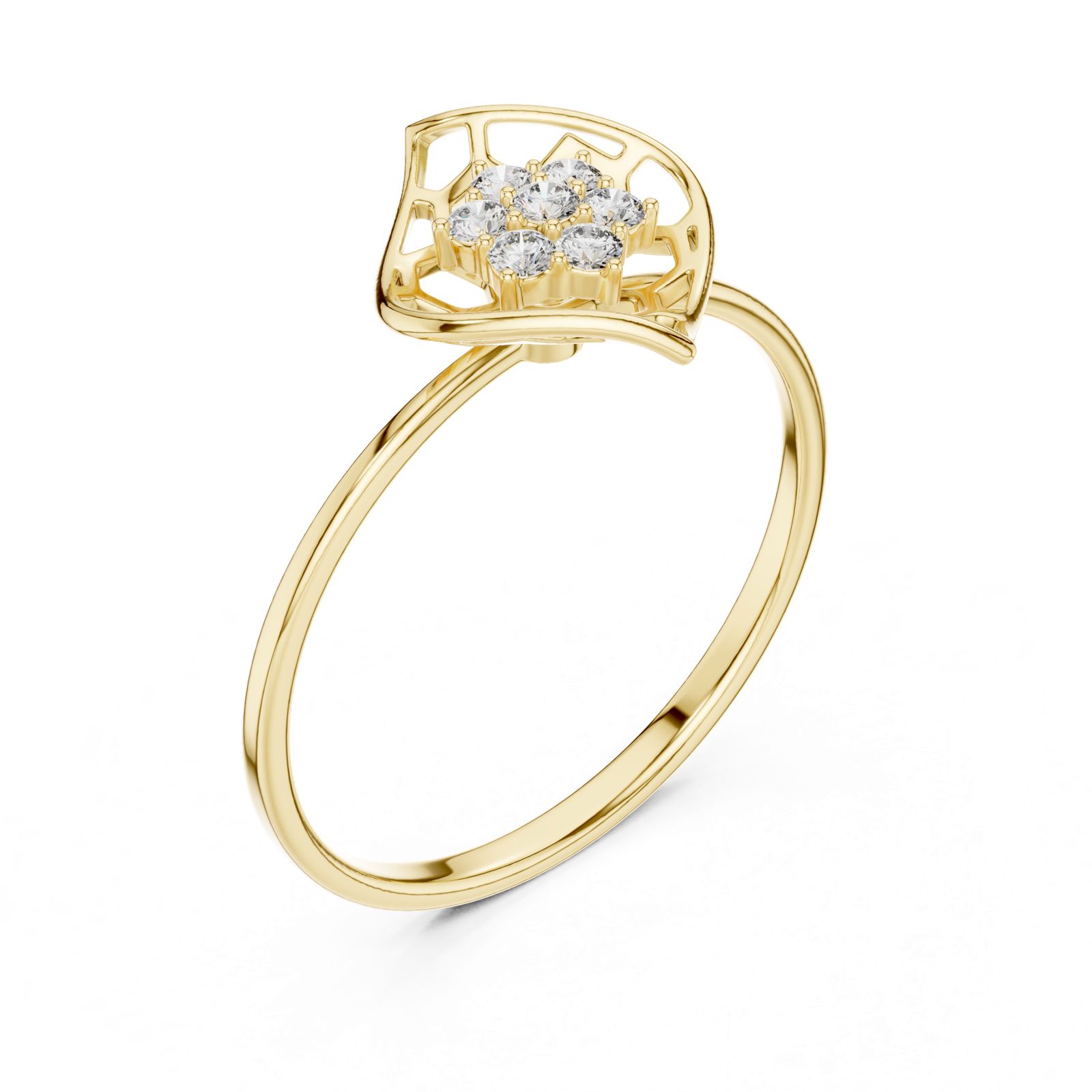 Gold Ring 1 (193), Yellow Gold, view 2