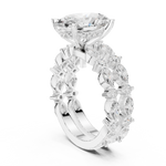 Gold Ring DDLR-301, White Gold, view 1