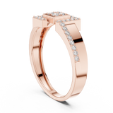 Gold Ring LR-01 (48), Rose Gold