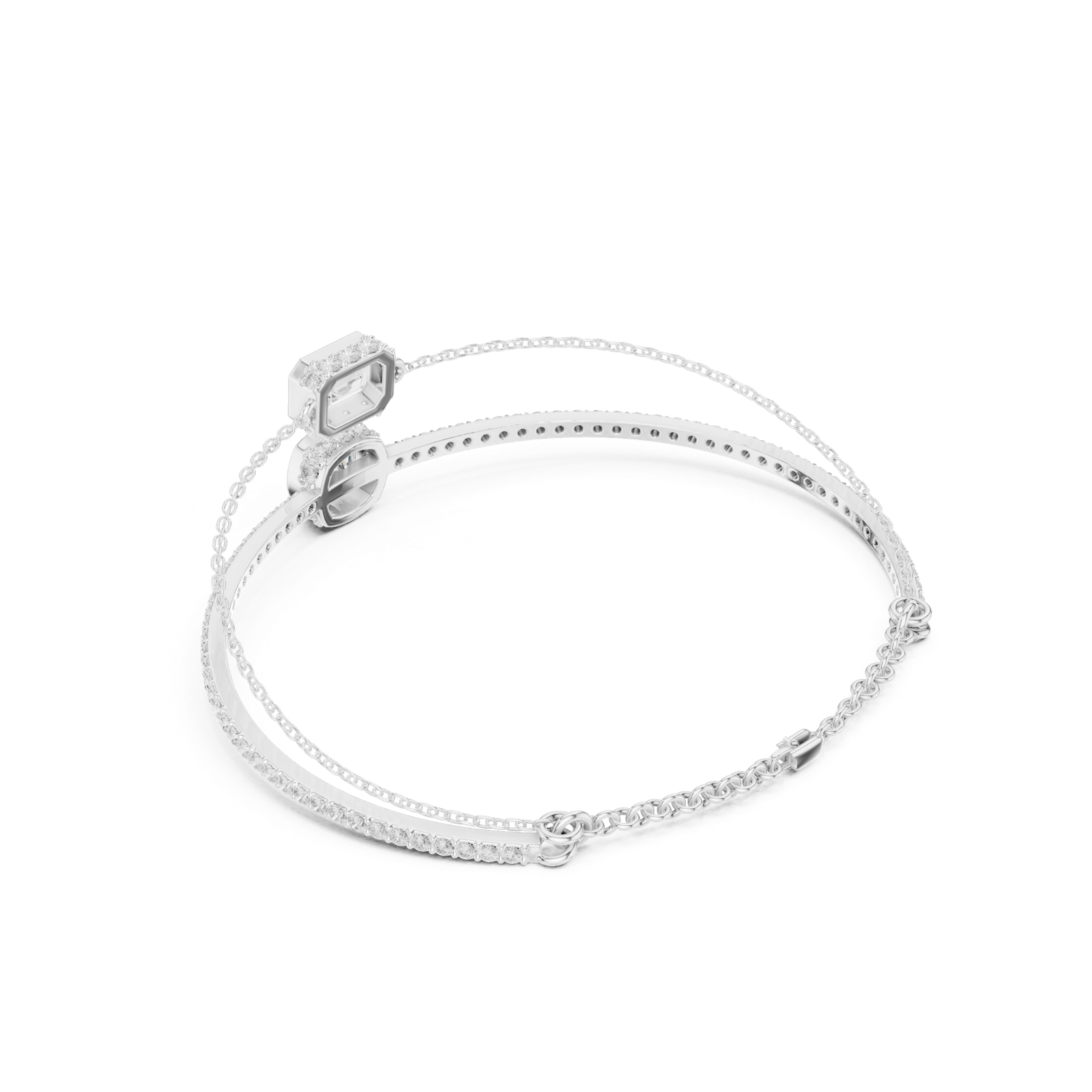 Gold Bracelet SBWB (25), White Gold, view 2
