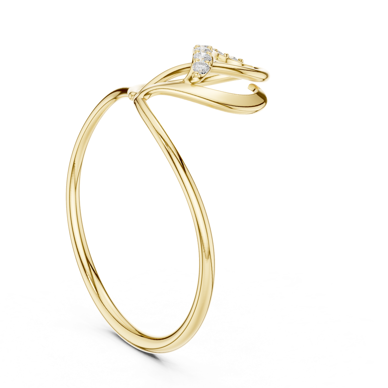 Gold Ring 1 (129), Yellow Gold, view 1
