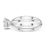 Gold Ring LR-0021, White Gold, view 3
