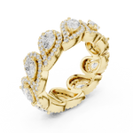 Gold Ring DDLR-306, Yellow Gold, view 2