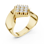 Gold Ring SBMR(17), Yellow Gold, view 2